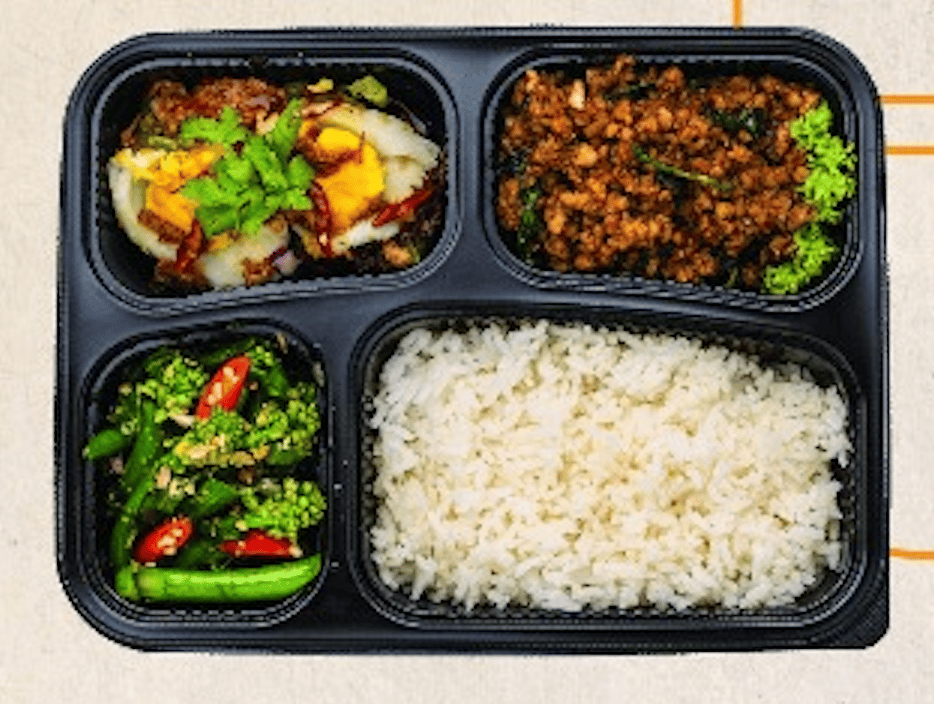 Basil Chicken Bento Set 5