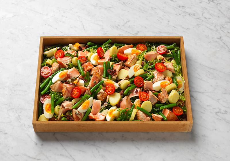 Cooked Salmon, Nicoise Salad - Medium Box
