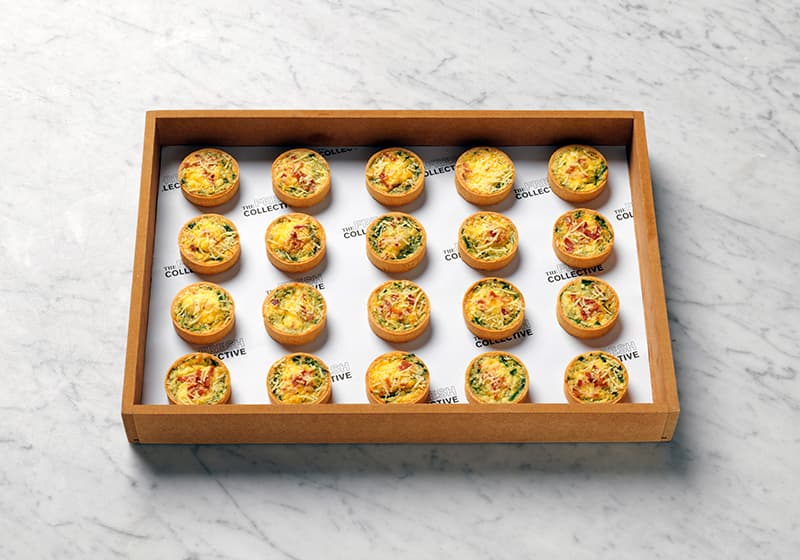 REHEAT Mini Double Bacon & Egg Tarts - 32pcs