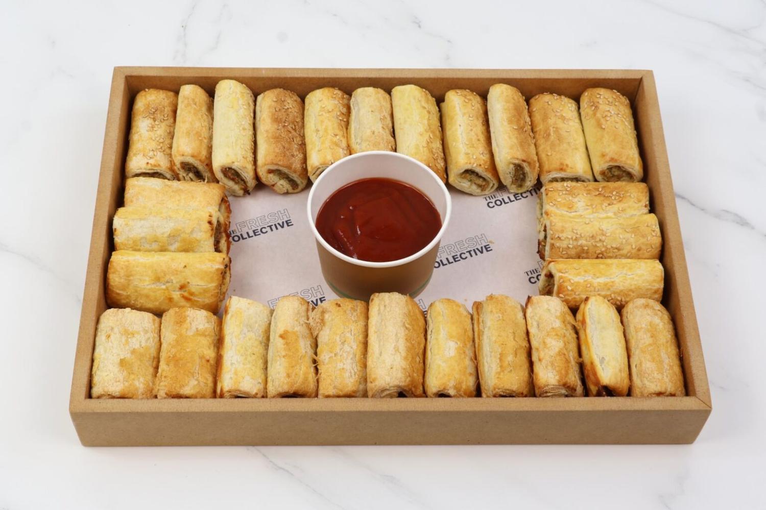 Warm Mixed Party Sausage Rolls - 44pcs