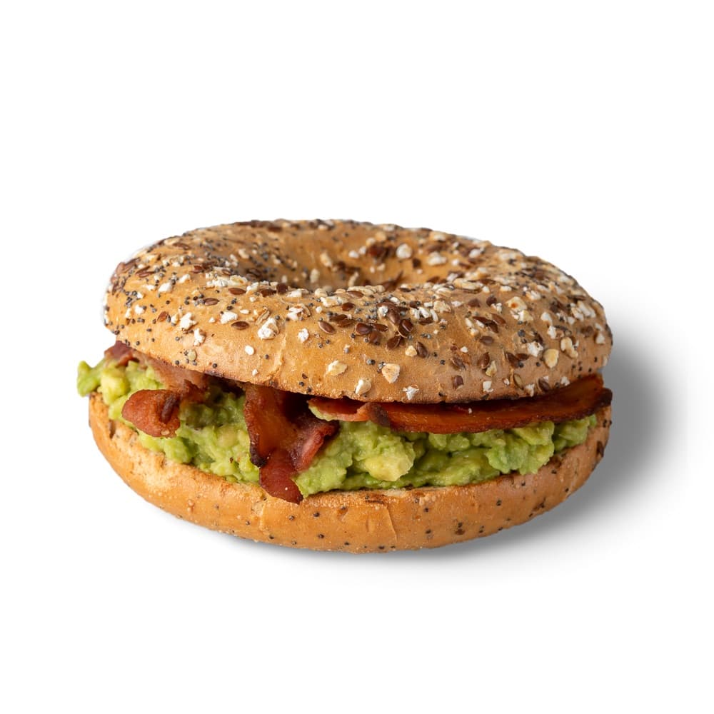 Avocado & Bacon Bagel