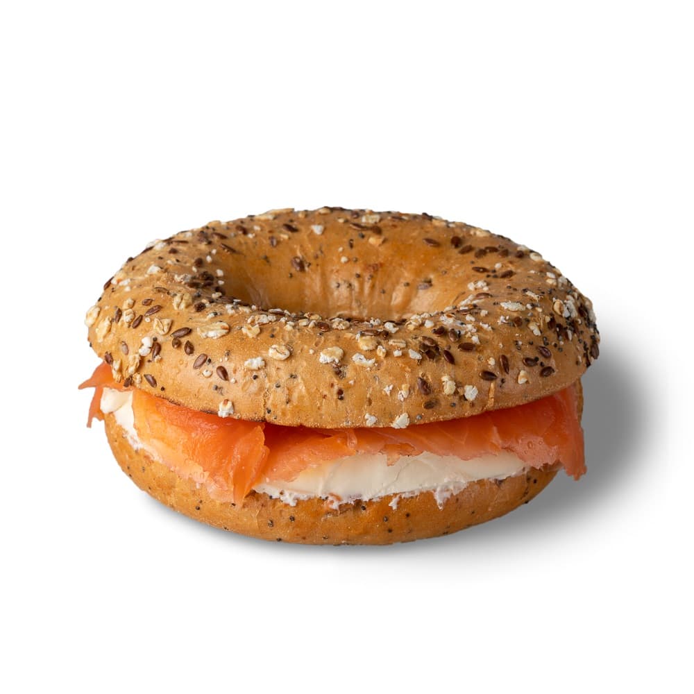 Smoked Salmon & Cream Cheese Bagel