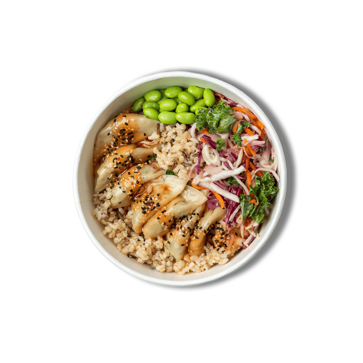 Sweet Chilli Dumpling Brown Rice Bowl