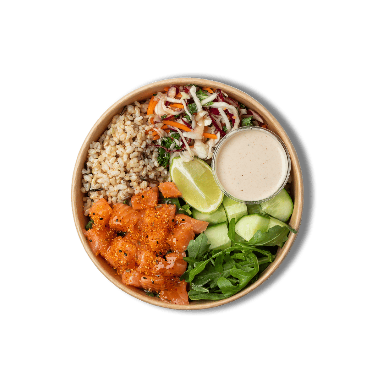 Spicy Citrus Salmon Poke