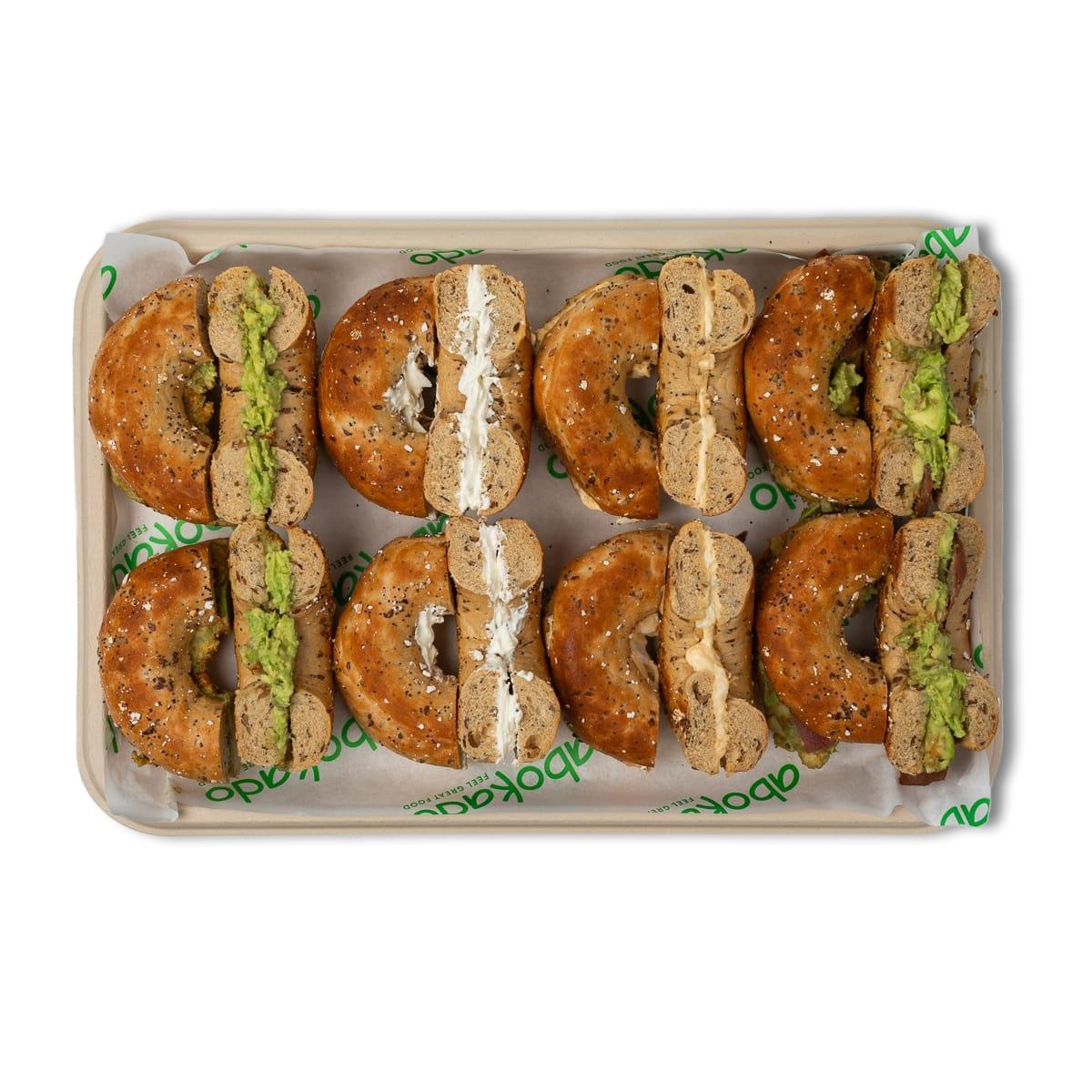 Veggie Breakfast Bagel Platter