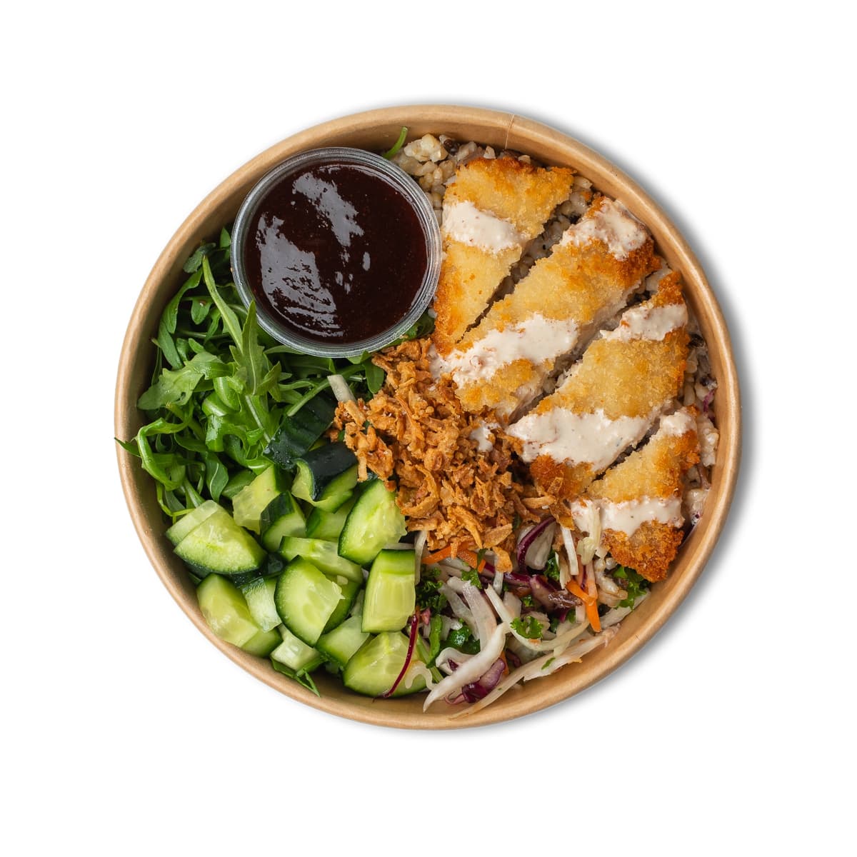 Tonkatsu BBQ Chicken Poke