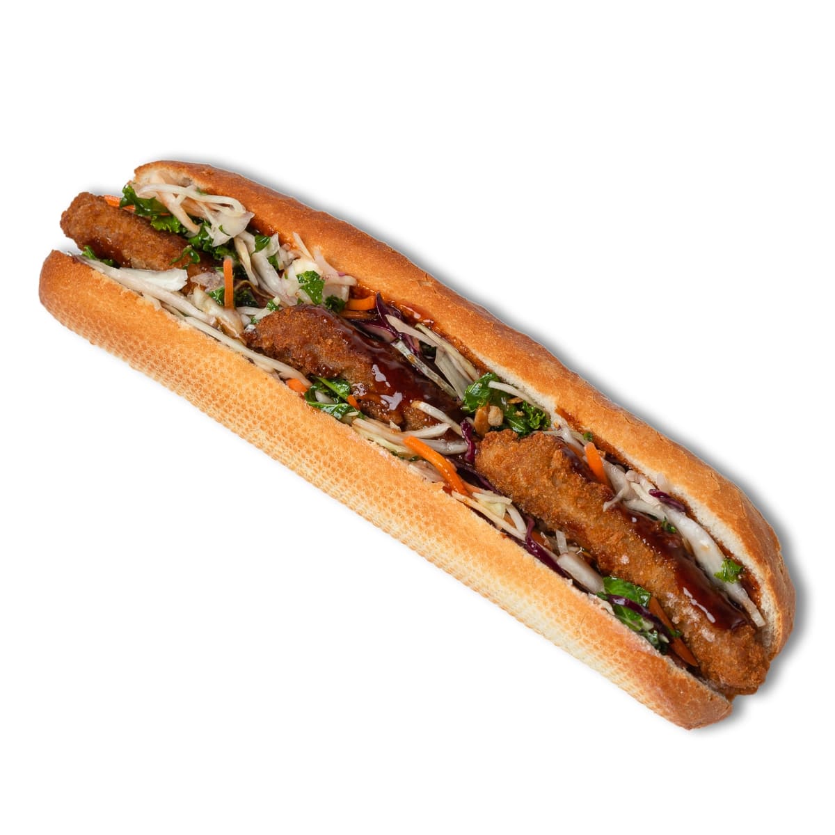 Tonkatsu BBQ "Chicken" Banh Mi