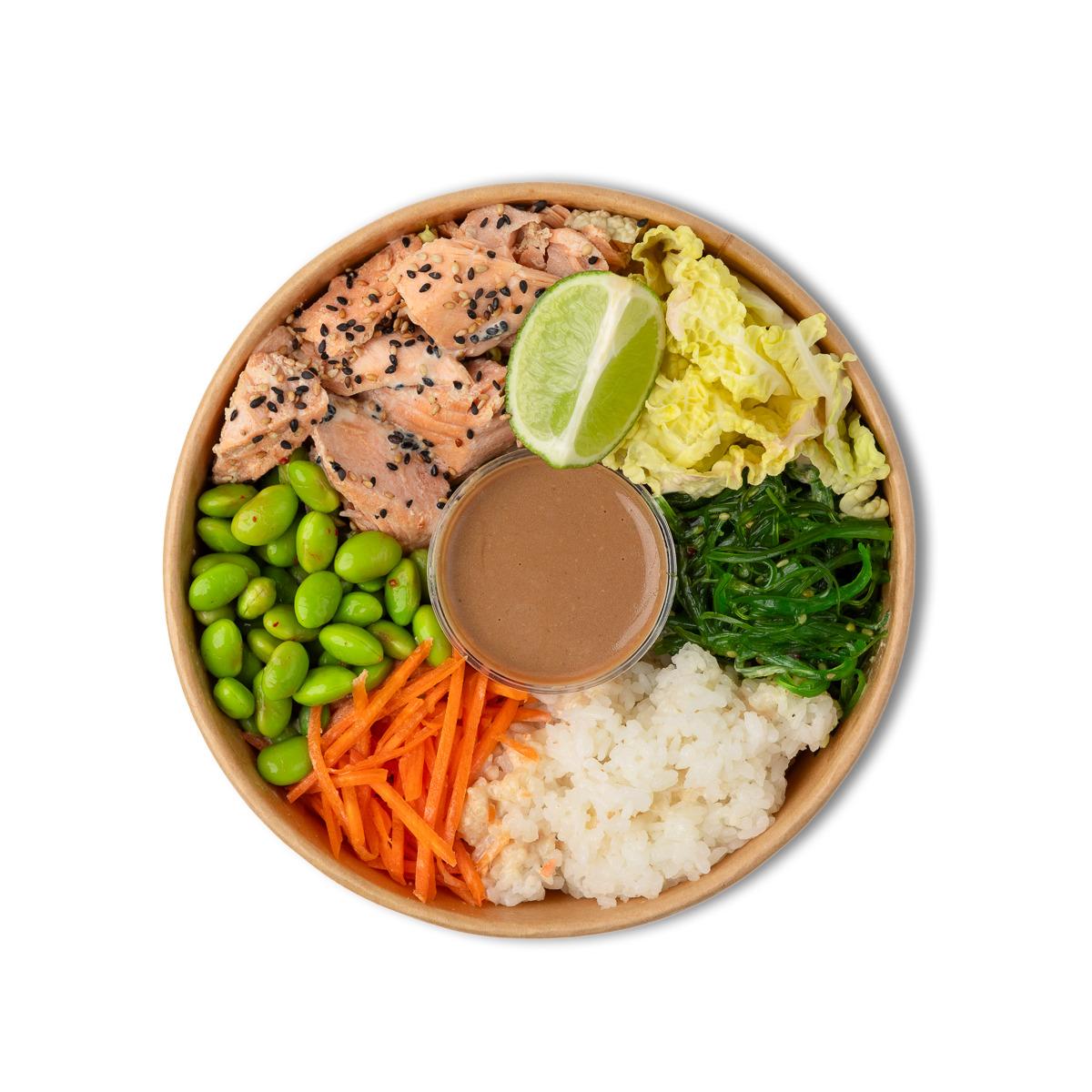 Nourish Salad Bowl - Miso Salmon
