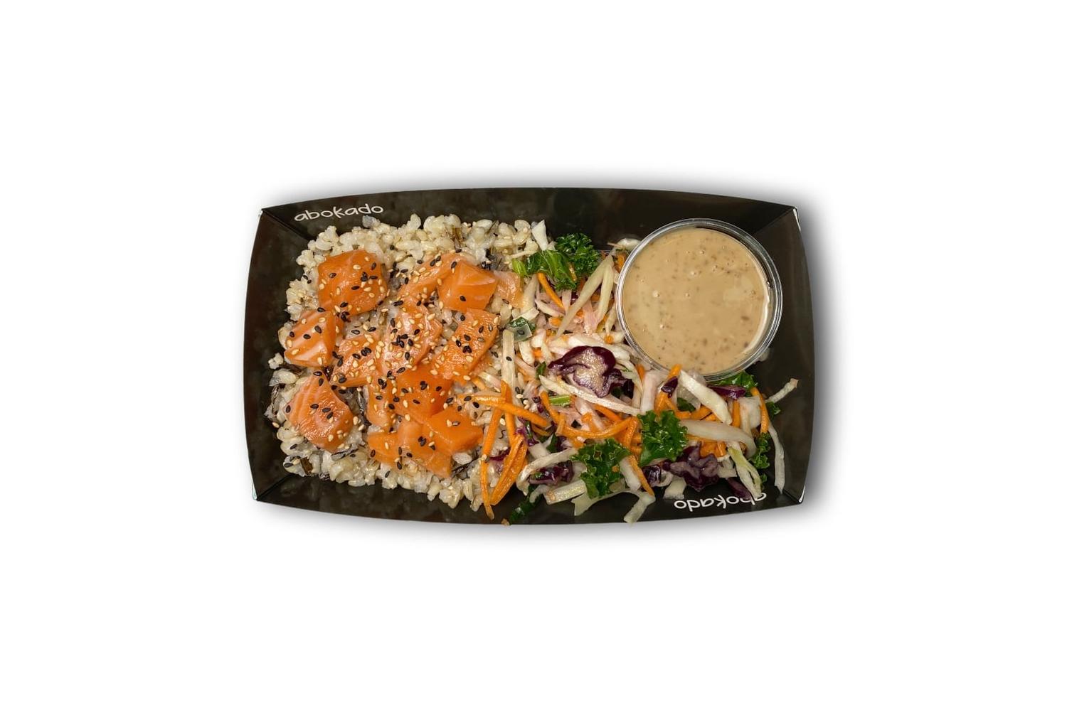 Salmon Tartare & Wild Rice Salad