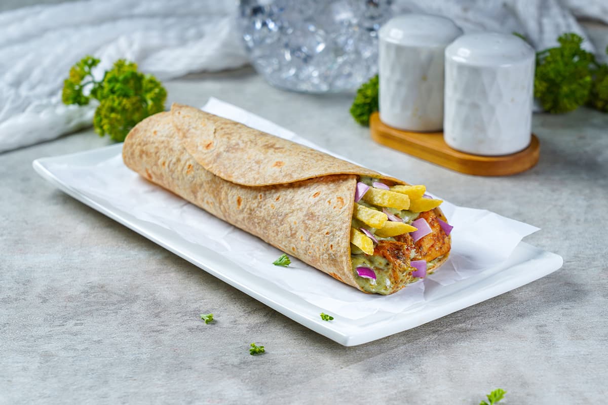Chicken Tikka Chips-in-Wraps