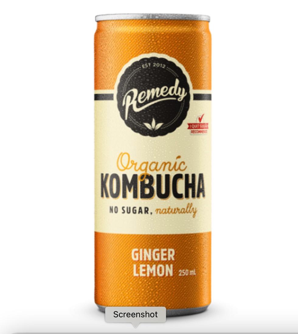 Remedy Kombucha Ginger & Lemon