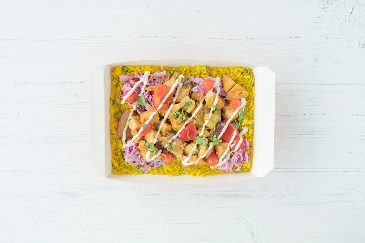 Portuguese Meat Rice Box