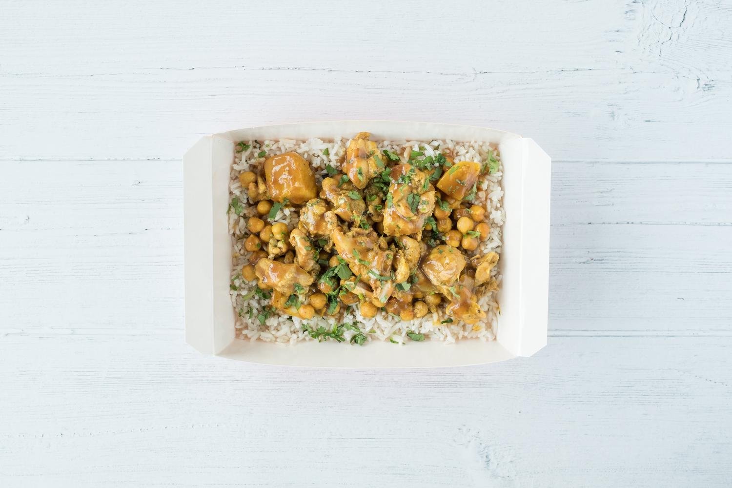 Caribbean Meat Rice Box