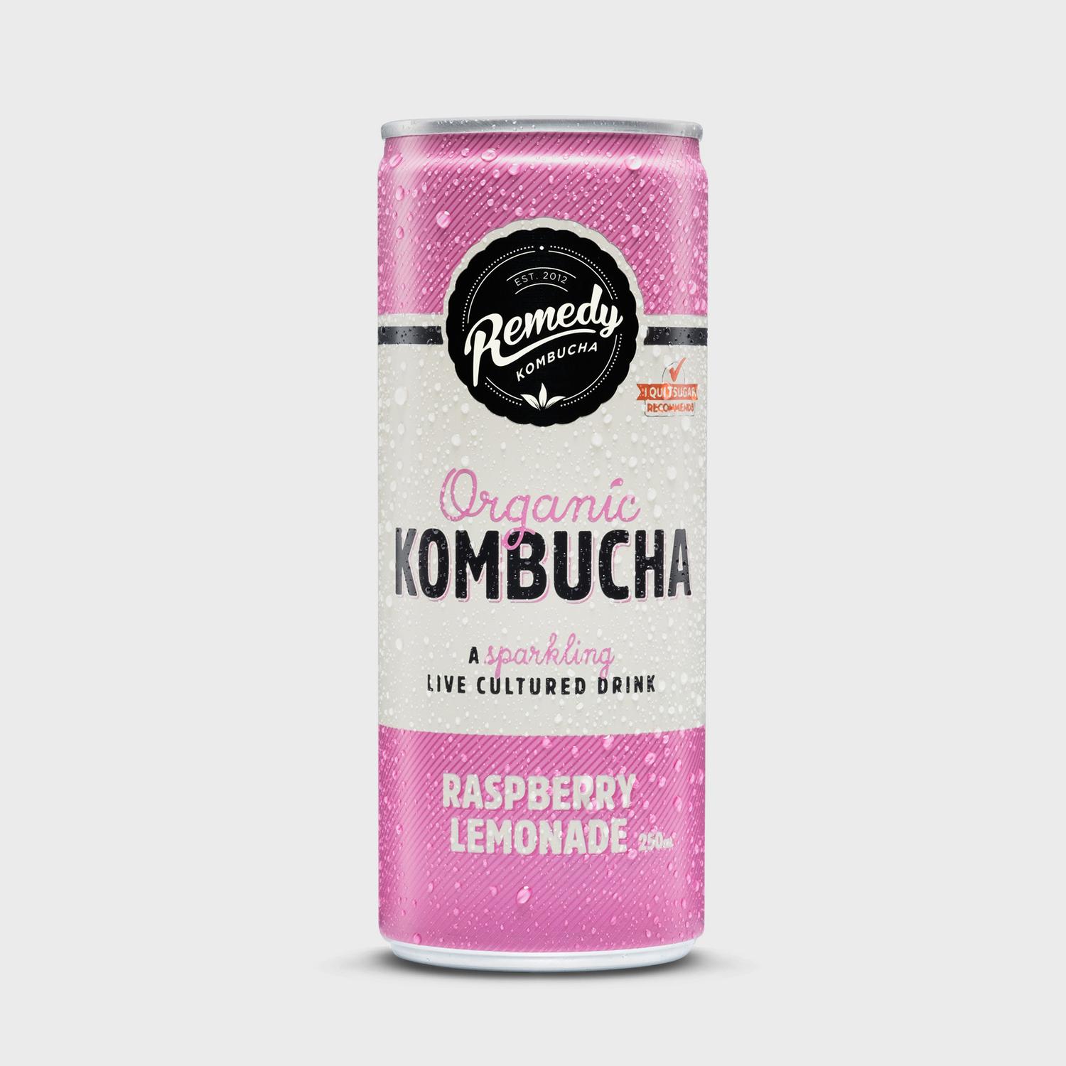 Kombucha Raspberry Lemonade