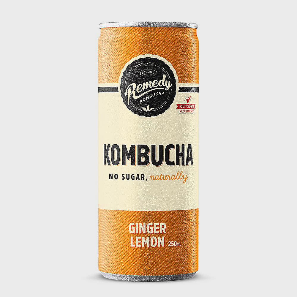 Kombucha Ginger Lemon