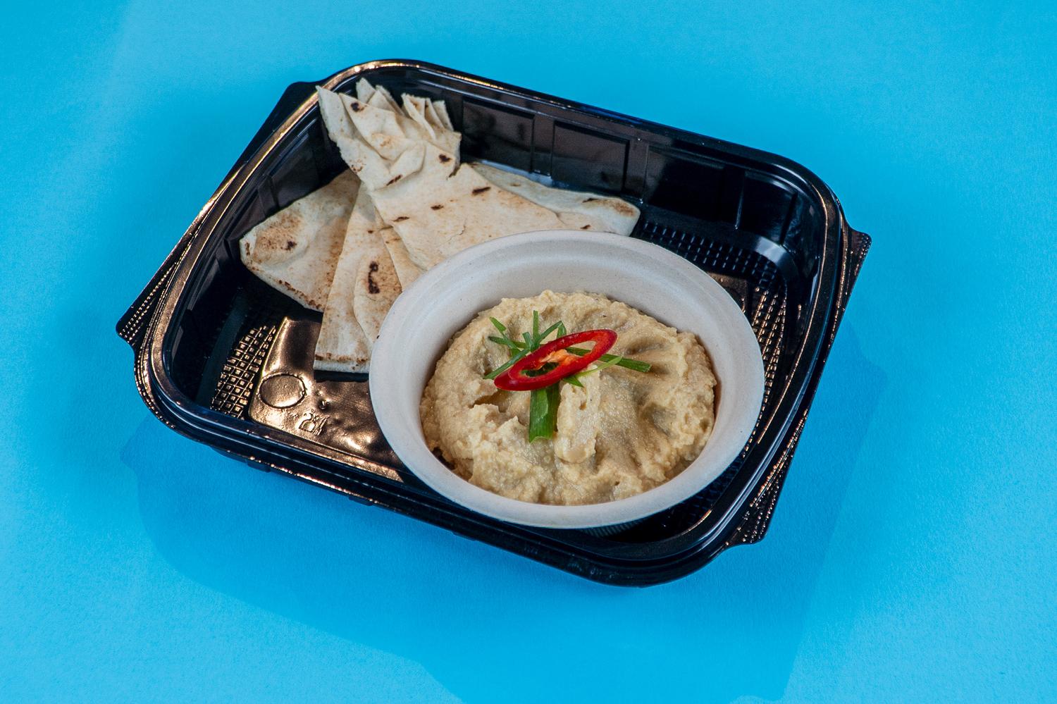 Spiced Plantain & Chickpea hummus