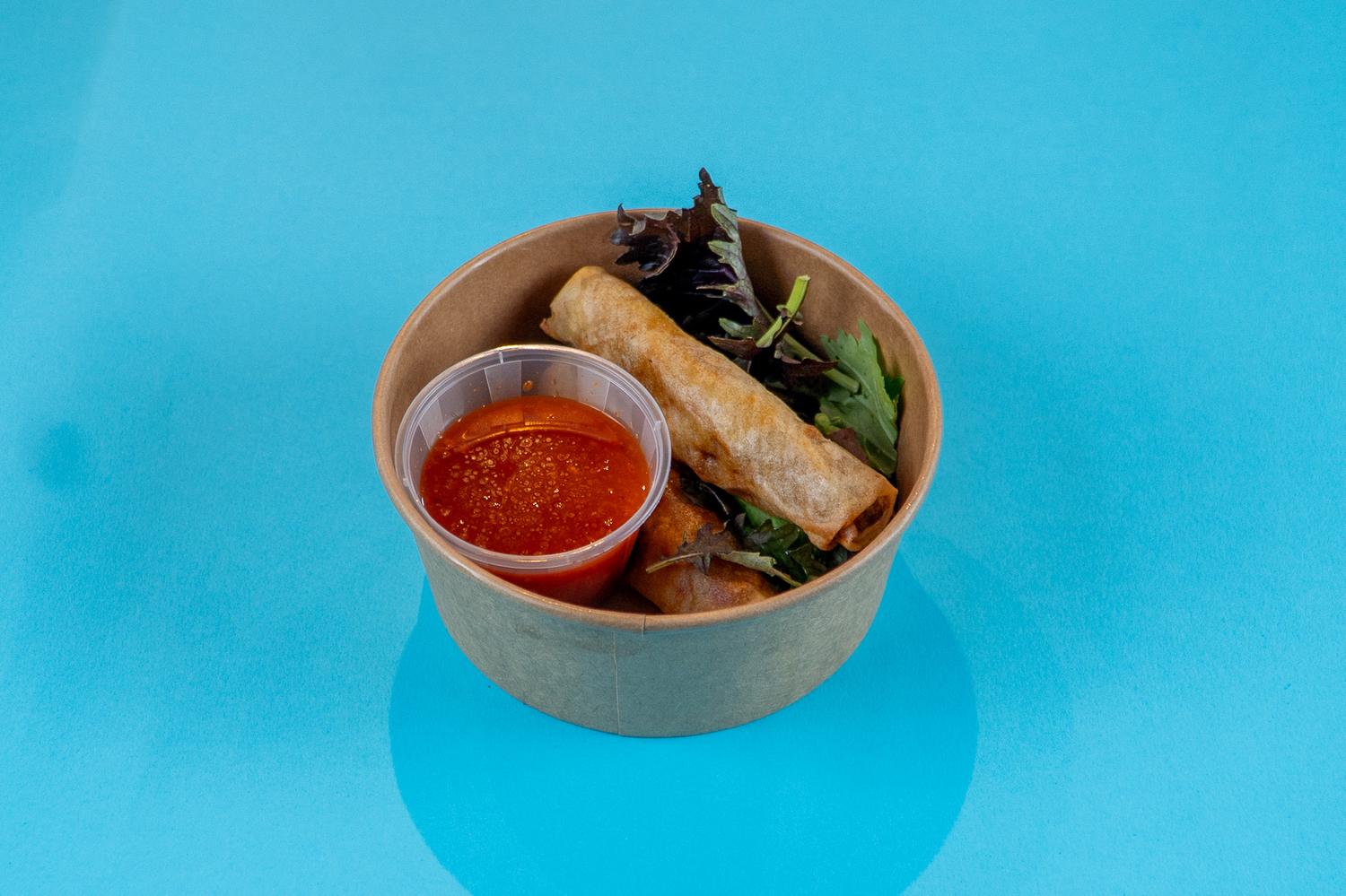 Jerk Chicken Spring Rolls