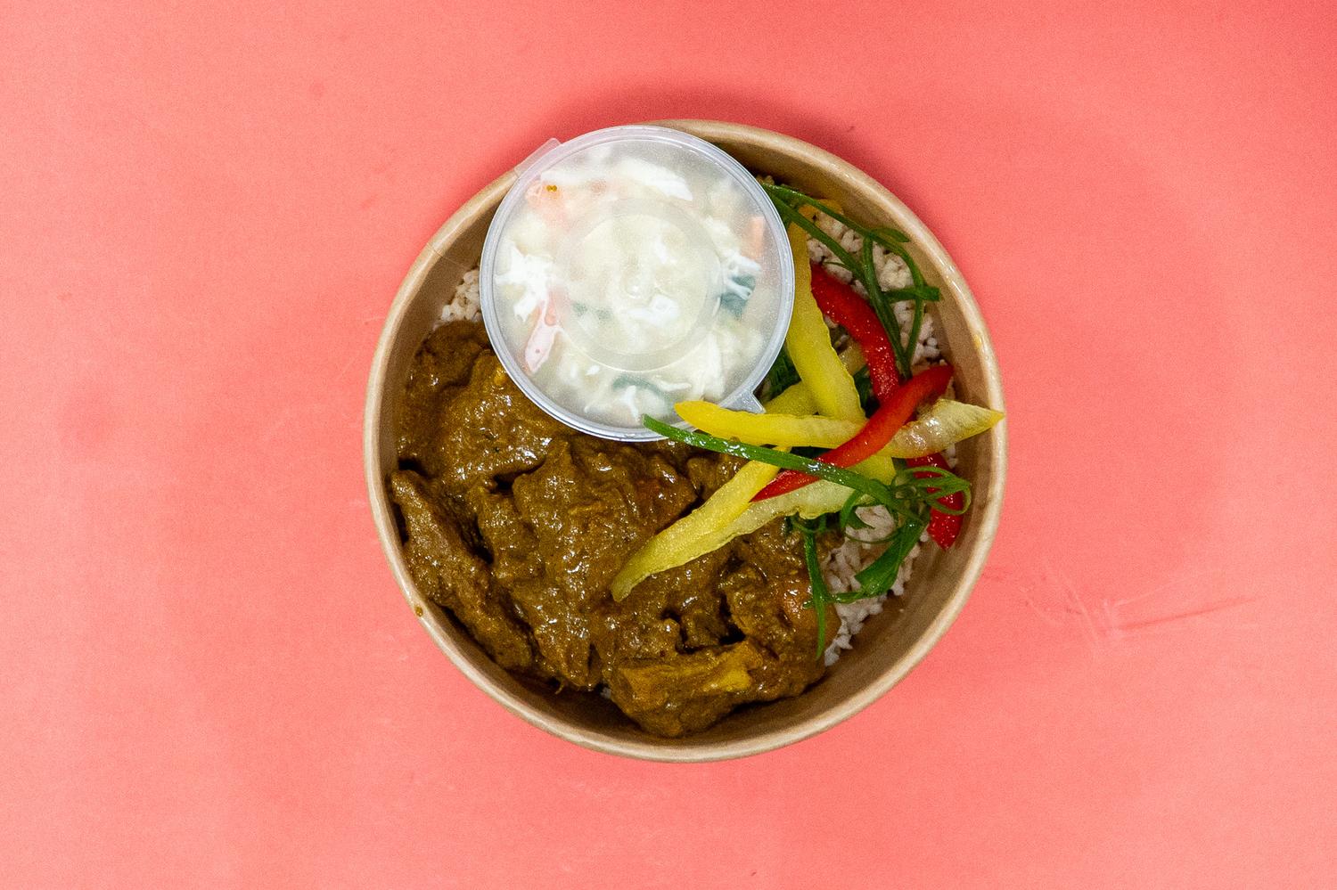 Curried Mutton Bowl