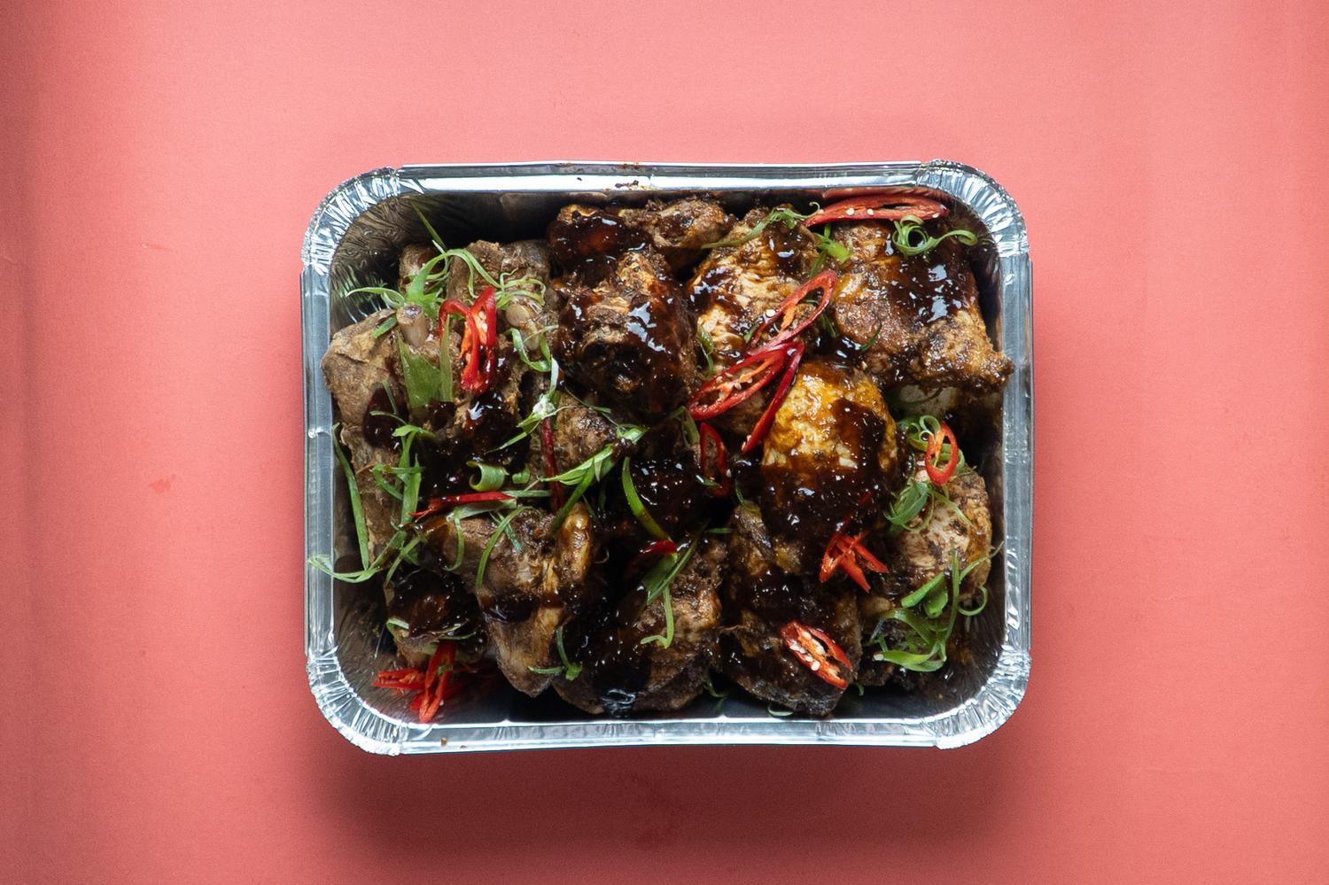 Mixed Jerk Meat Platter