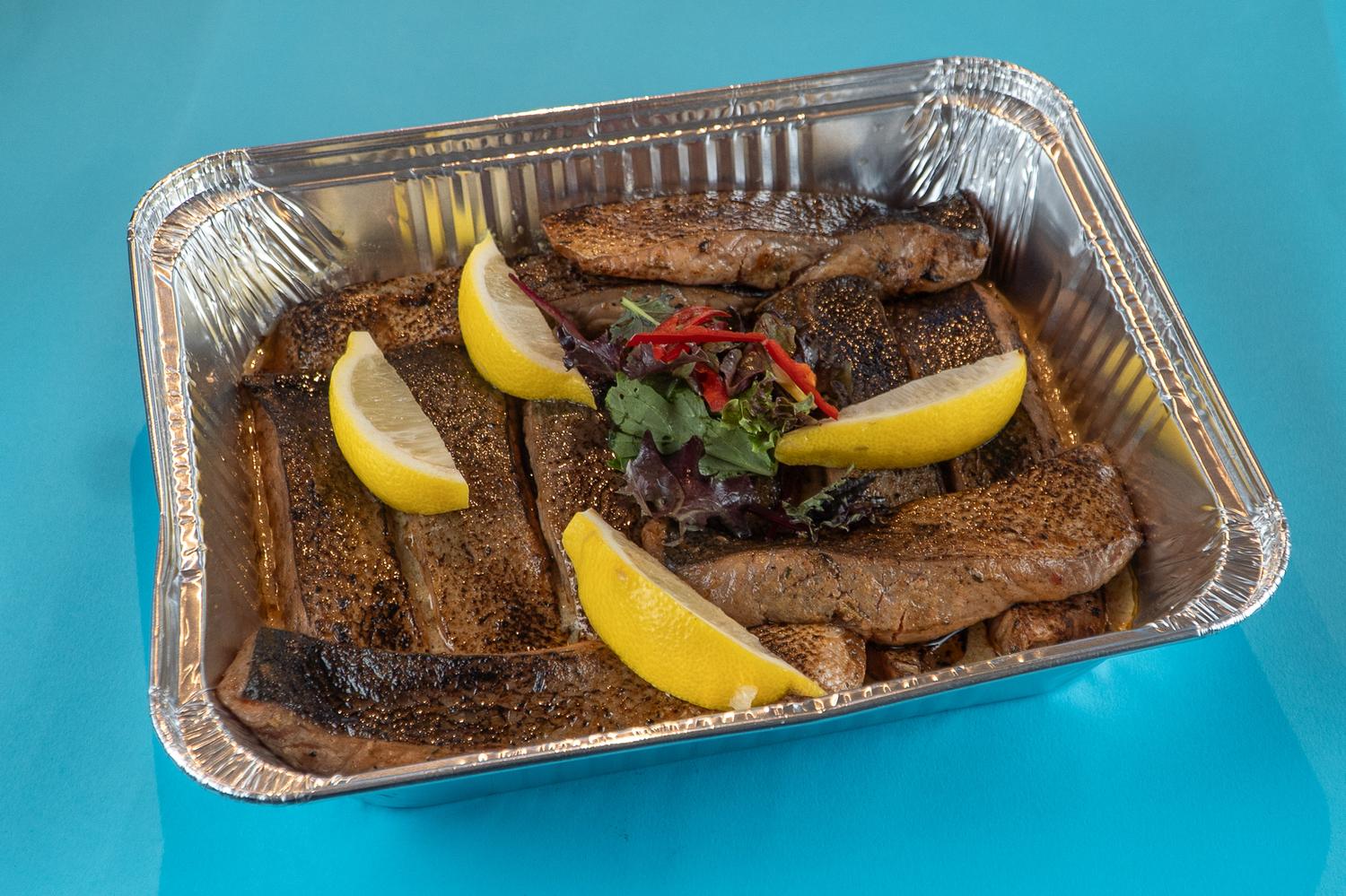 Cajun Salmon Platter