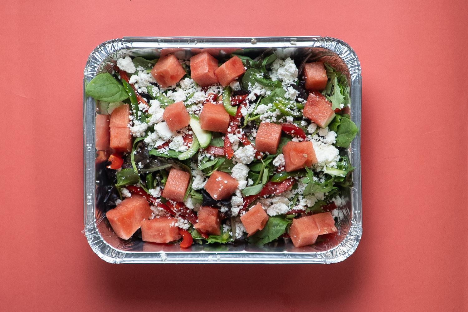 Watermelon, Feta and Grapefruit Salad Platter