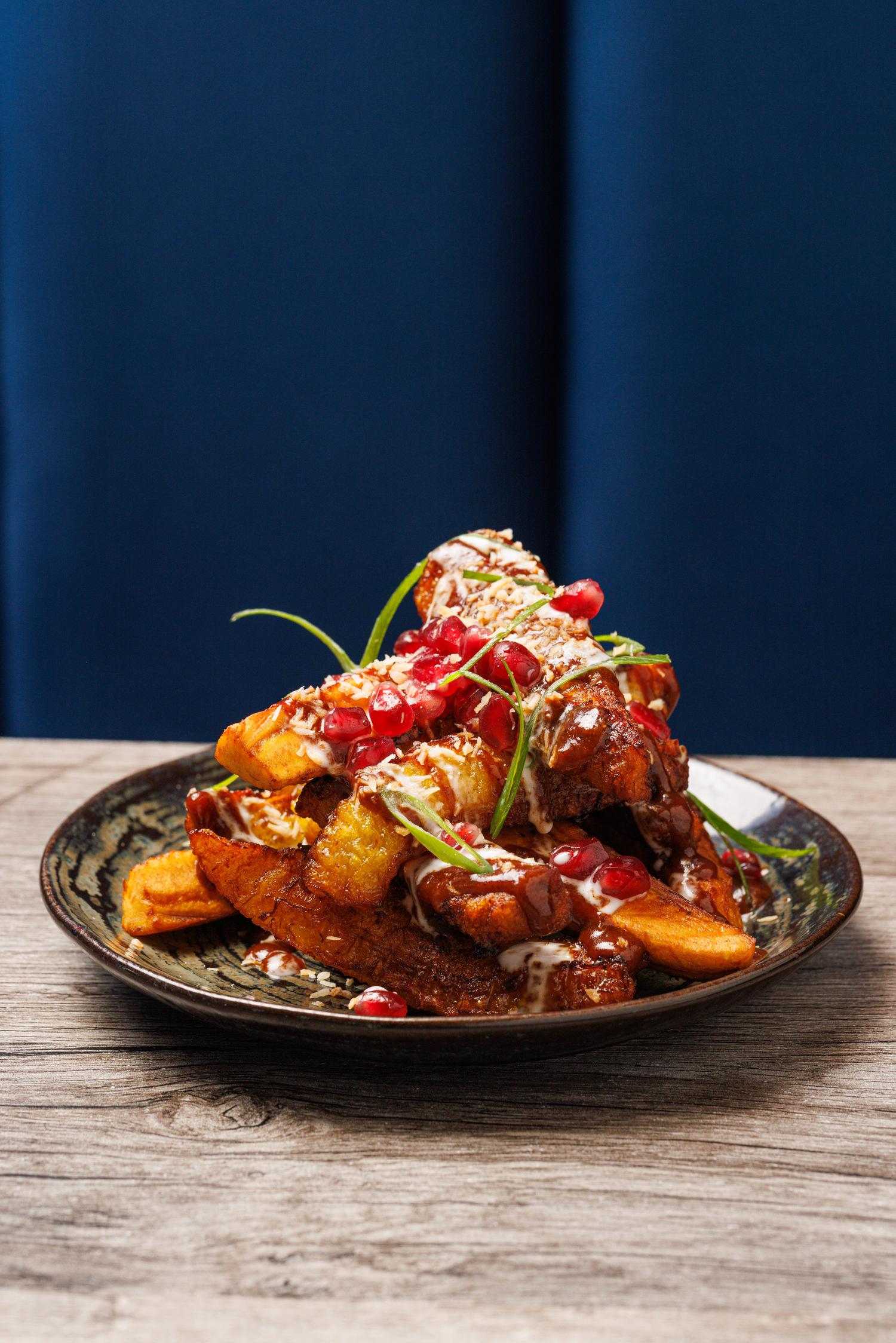 BBQ Jerk Plantain Fries