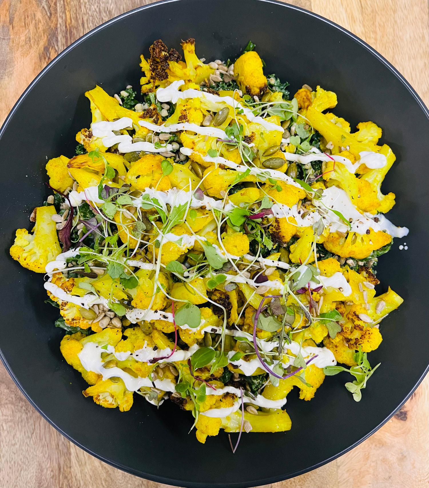 Turmeric Roasted Cauliflower, Buckwheat & Chickpea