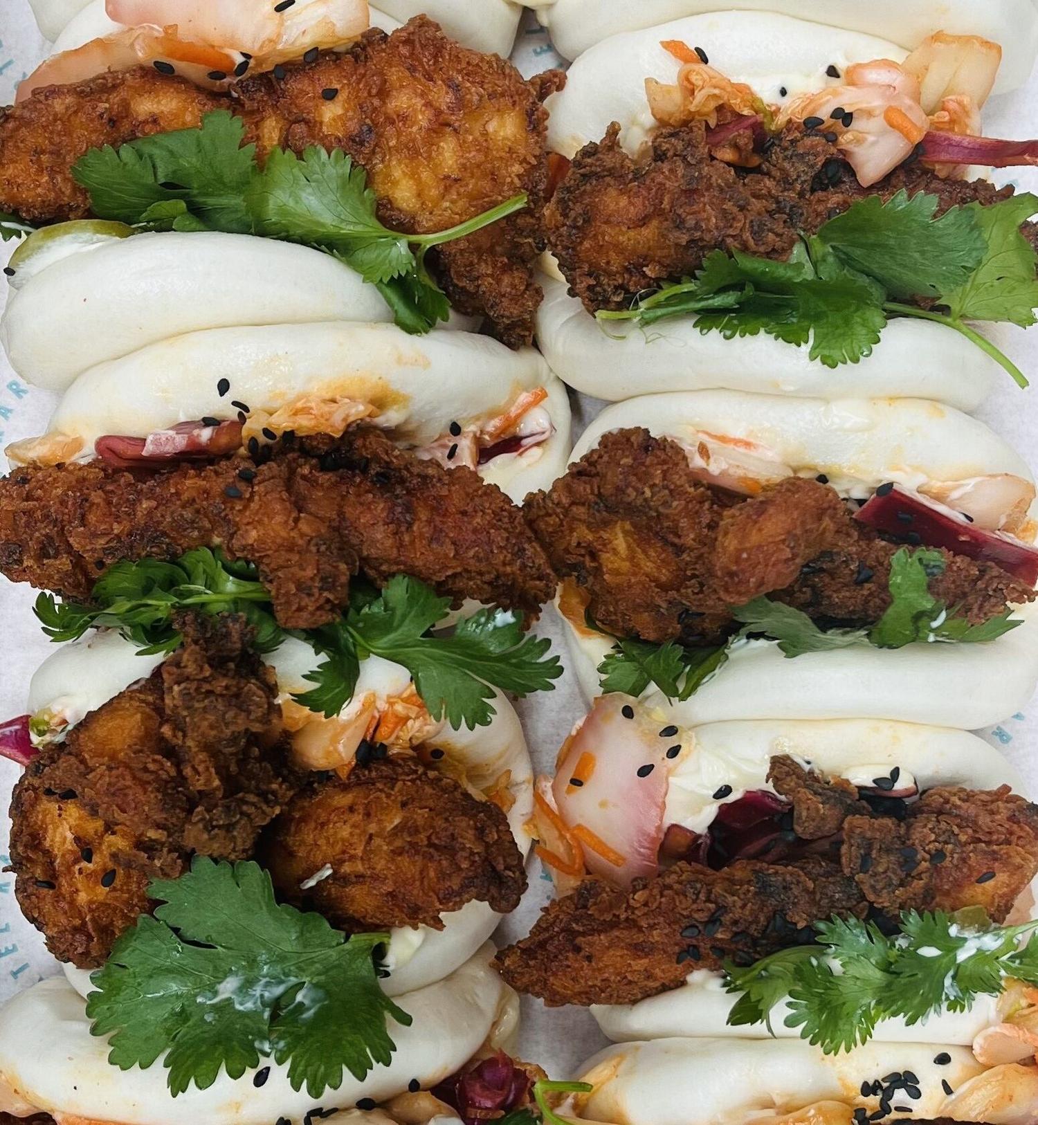 Korean Fried Chicken Bao