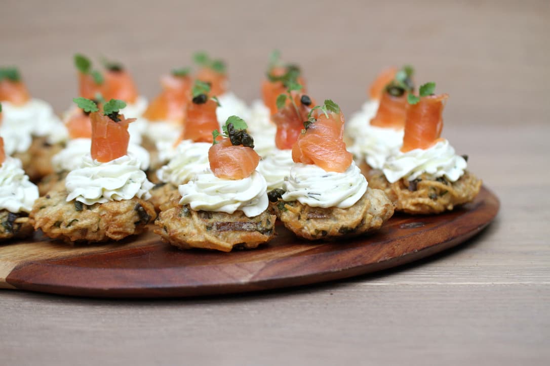 Cured Salmon Latke