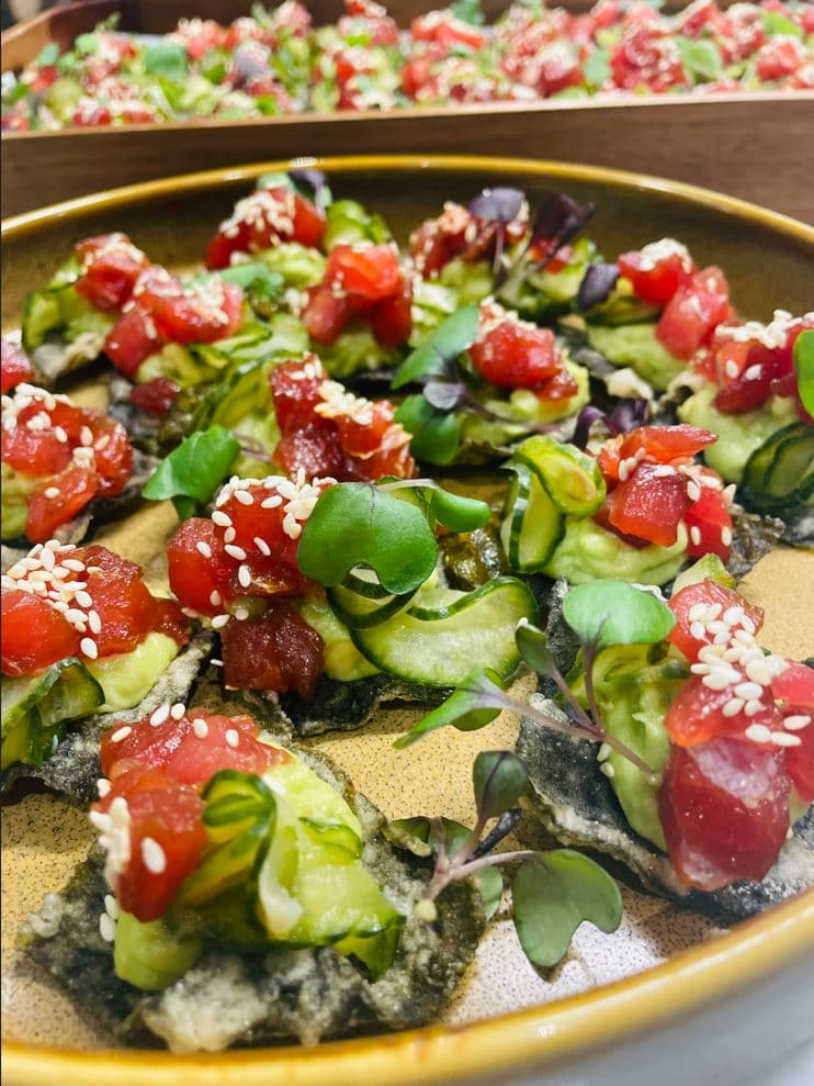Tuna Tartare Nori Crisp
