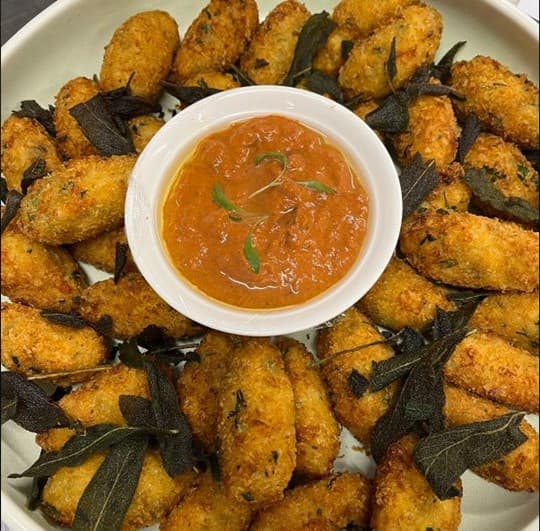 Zucchini, Potato & Provolone Croquette
