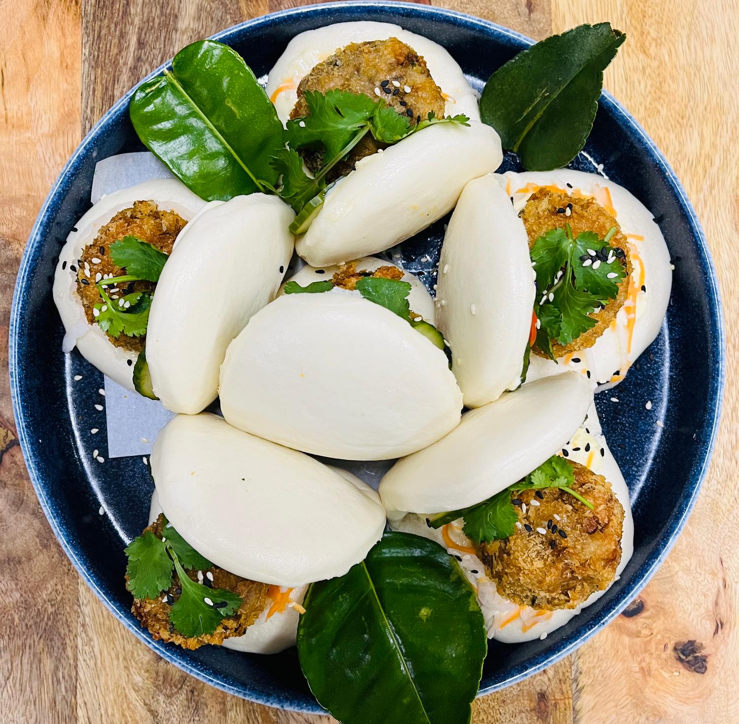 Crumbed Mushroom Bao