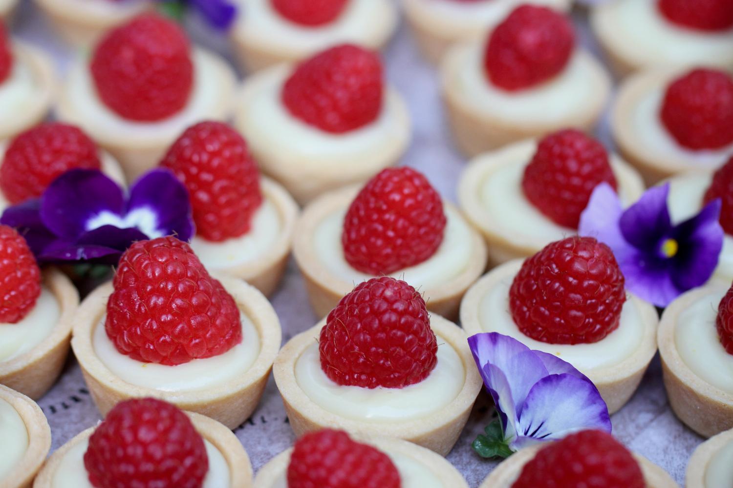 Yuzu White Chocolate & Raspberry Tart 