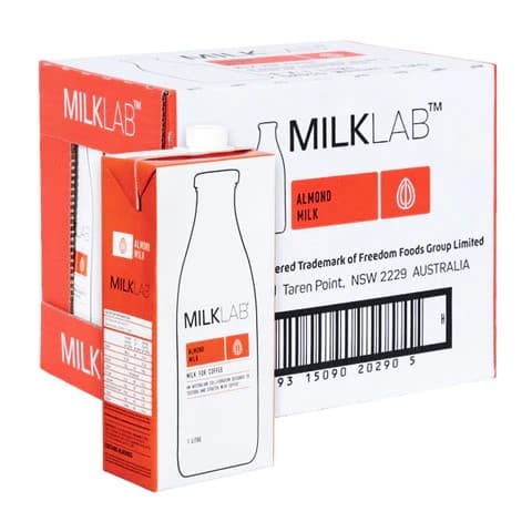 Milk Lab Almond 8 X 1L Carton