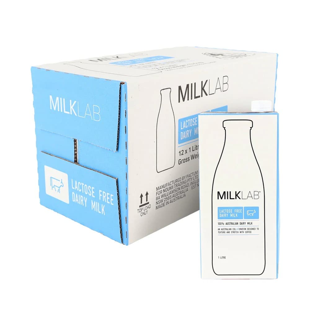 Milk Lab Lactose Free 12 X 1L Carton