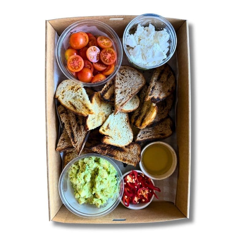 Smashed Avo Platter 