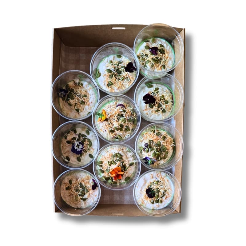 Apple & Cranberry Bircher Muesli Platter