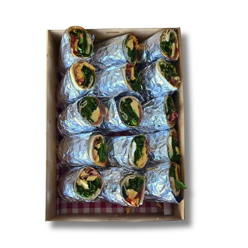 Bacon & Egg Wrap Platter