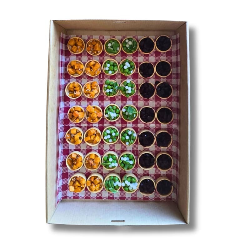 Mixed Savoury Vegetarian Tart Platter