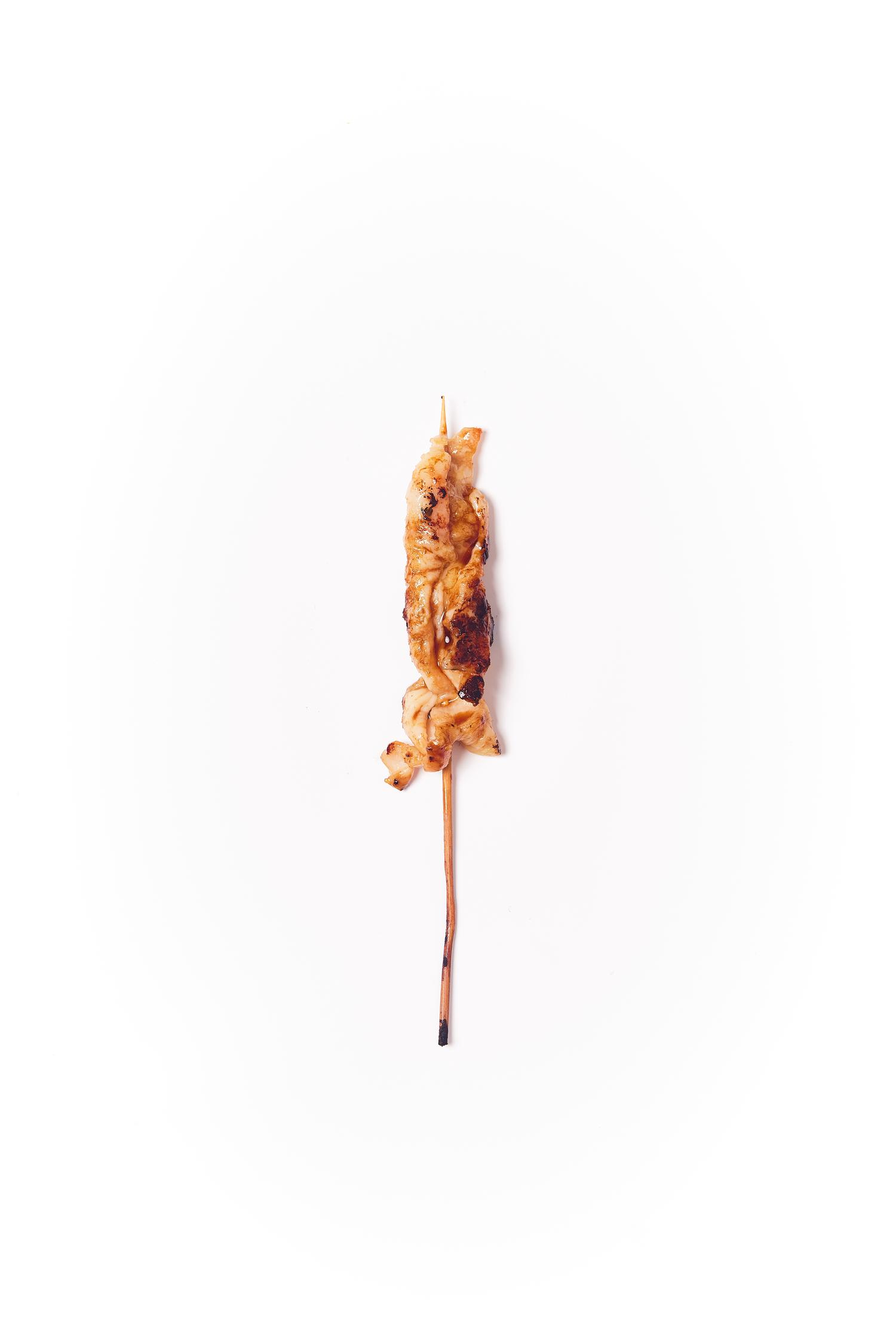 Kawa, Crispy Chicken Skin Skewer