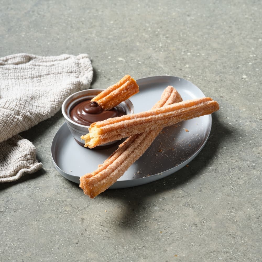 Three Churros & Chocolate