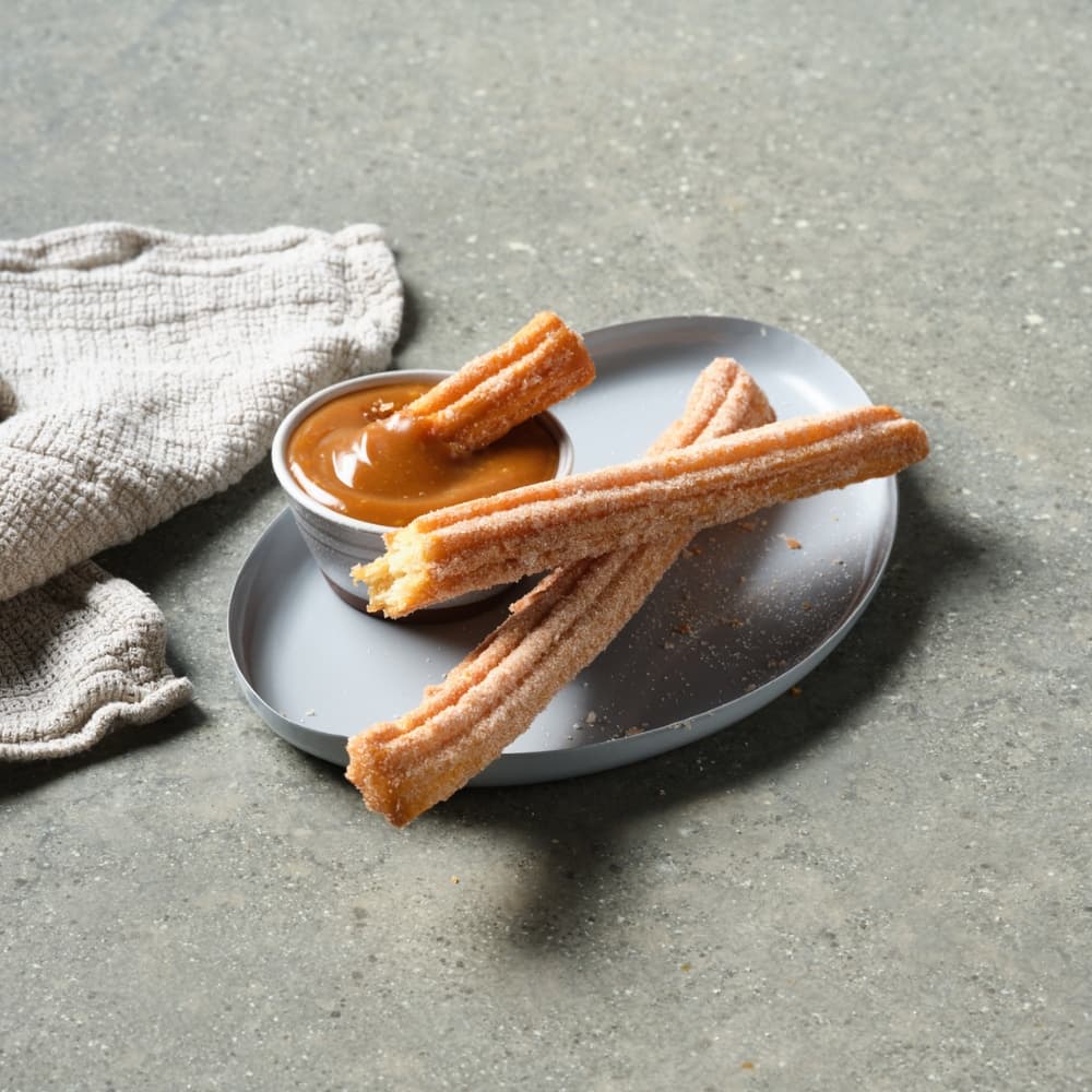 Three Churros & Dulce De Leche