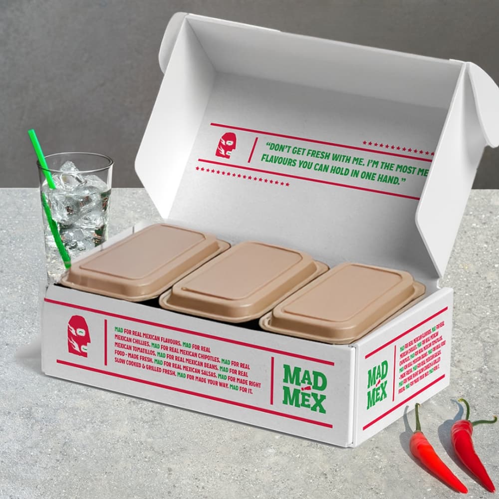 Small Naked Burrito Box (10 Pieces)