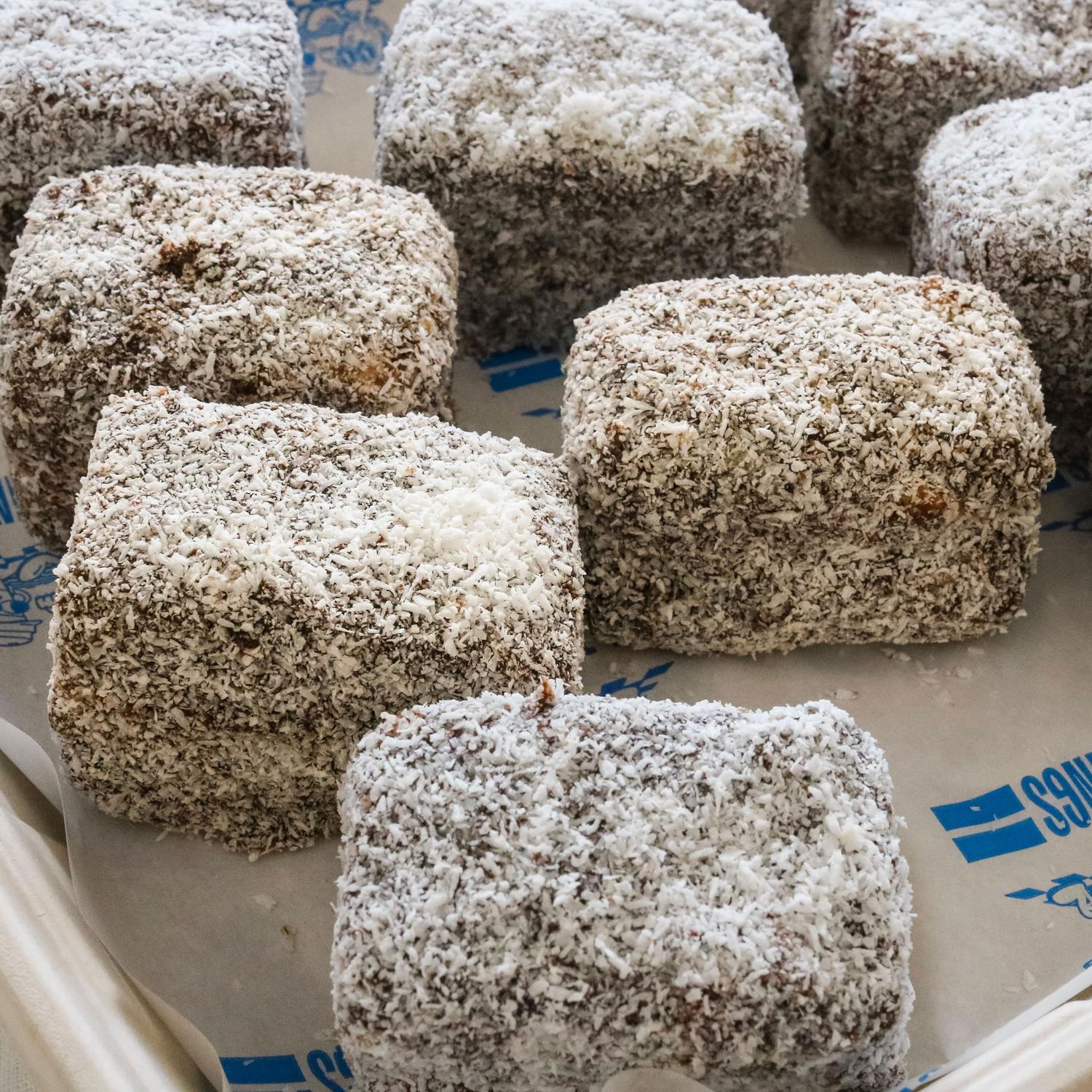 Chocolate and Raspberry Lamington