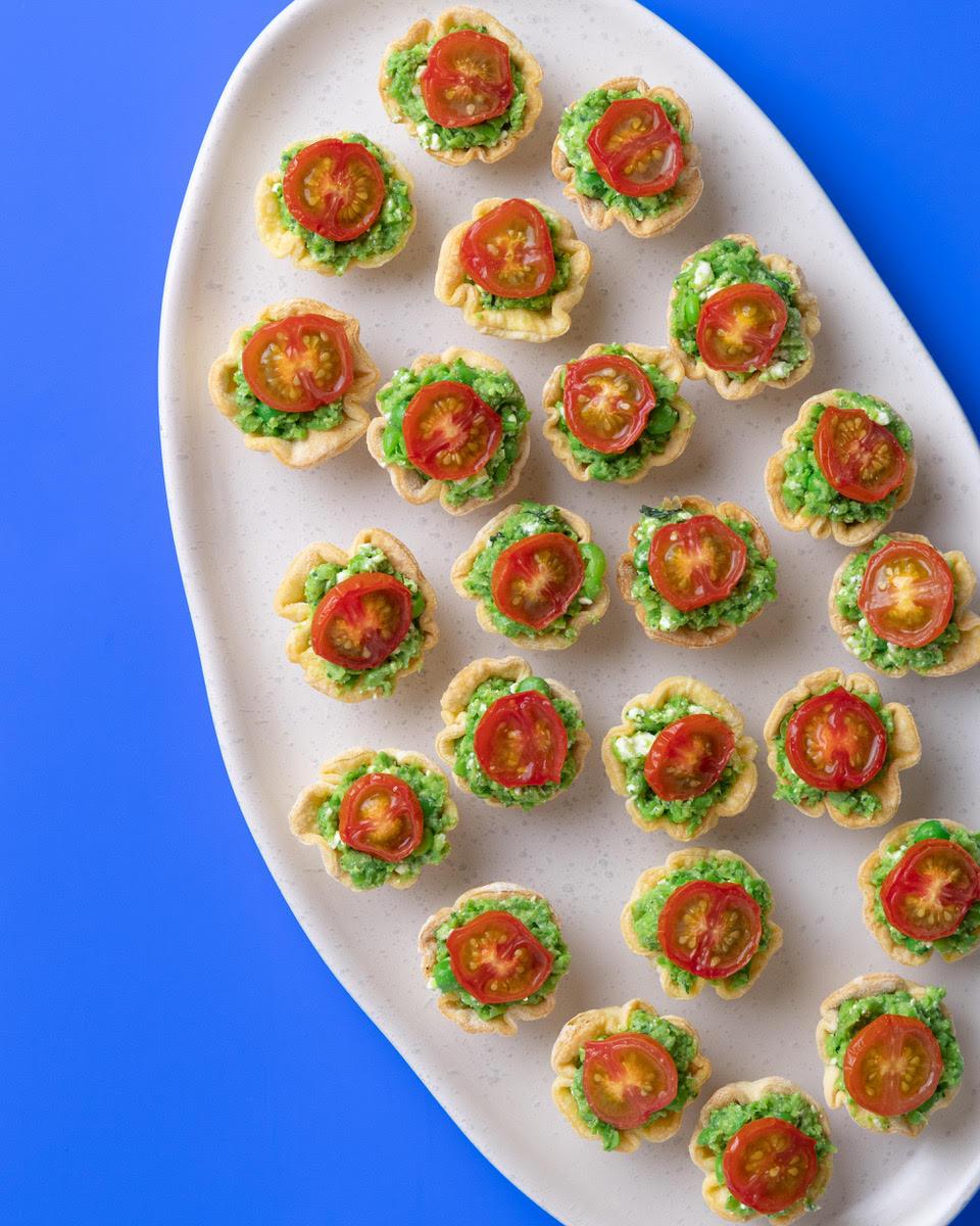 Feta & Pea Smash Tartlets