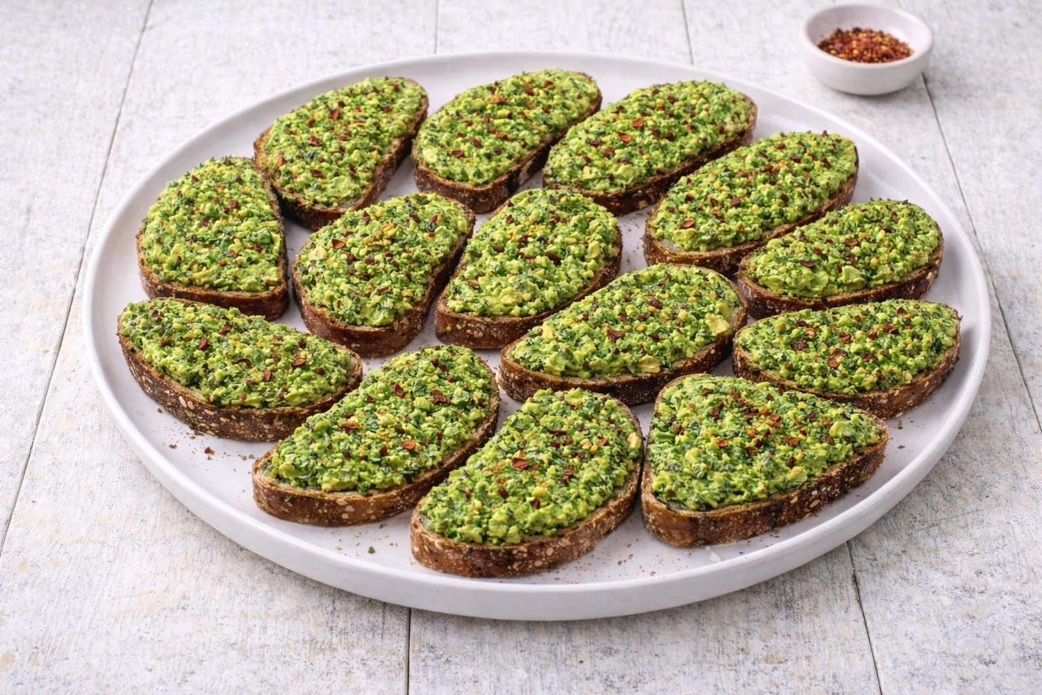 Avocado Toast Platter (24)