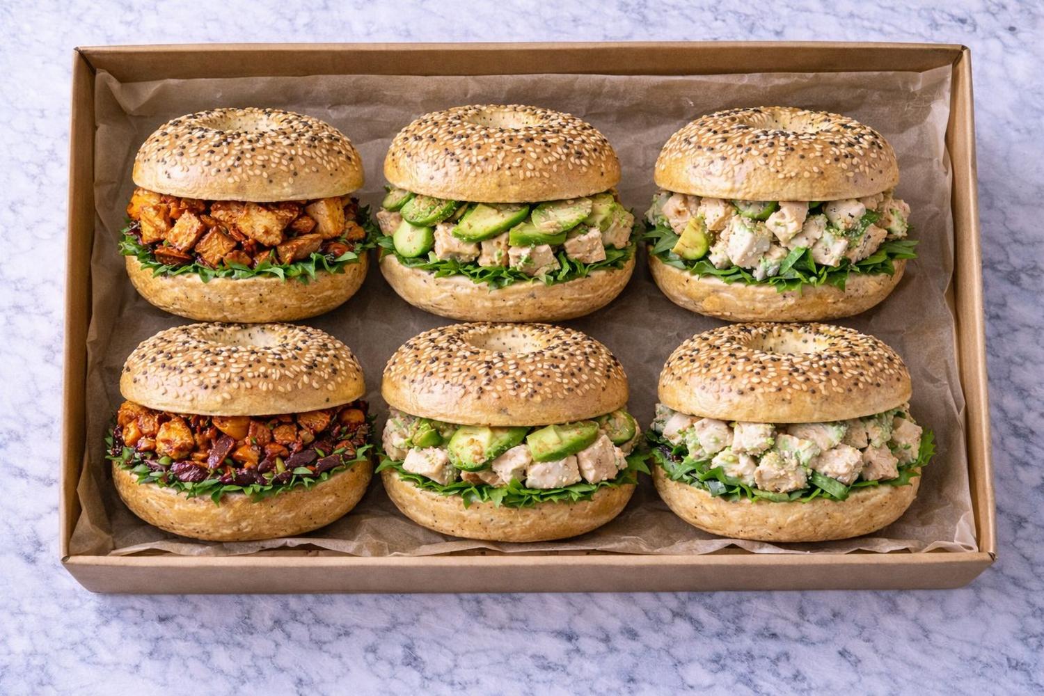 Chicken Bagel Platter (24)