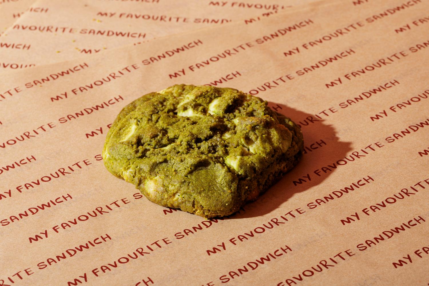 Matcha And White Choc Cookie