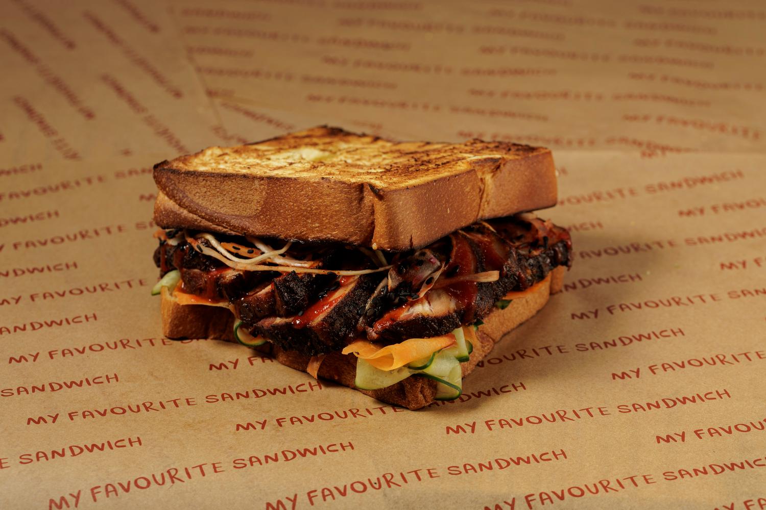 Korean Pork Belly Sando