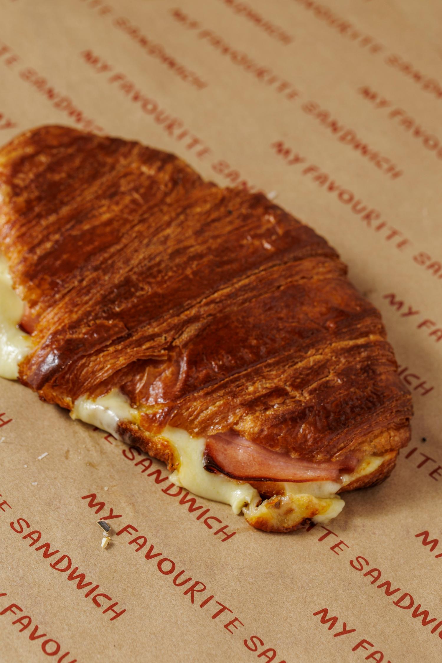 Ham and Cheese Toasted Croissant